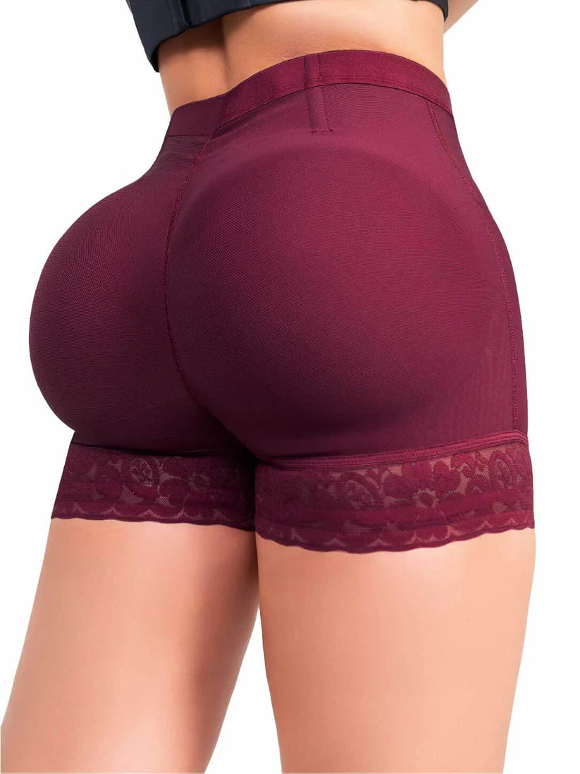 Panty Cachetero Moldeador SMI04084 con Encaje y Compresión ALTA