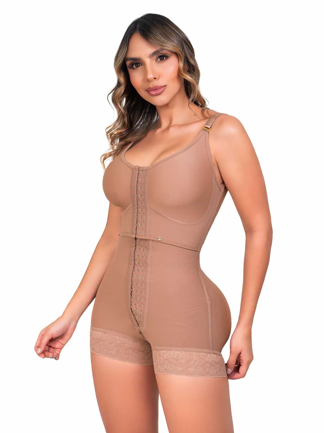 Faja tipo Bóxer SMI7171: Control Ultra Invisible con Triple Realce y Lycra Fría